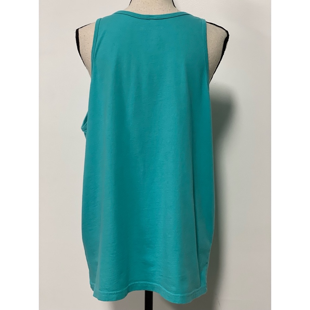 By Mara ILY Sign Tank Top Blue Size L - Picture 4 of 4